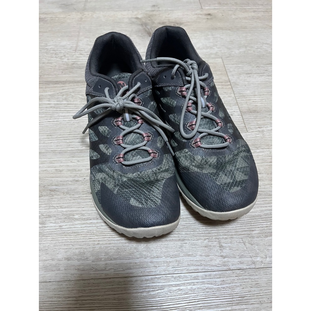 Merrell Antora Womens Trail‎ Running Shoes Grey Mauve Vibram QFORM2 Sneakers - Picture 2 of 13